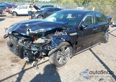 2017 Kia Optima Hybrid/Ex z USA, uszkodzony, nr VIN KNAGU4LE4H5012116